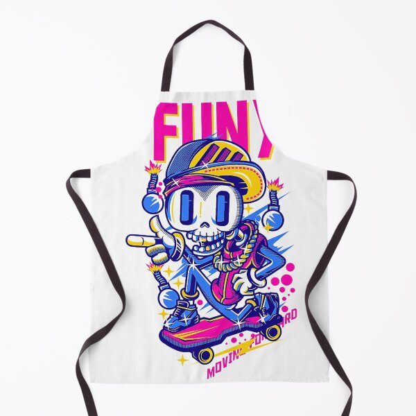 Item preview, Retro Neon Funky Skeleton Skater | 90s Streetwear & Graffiti designed and sold by Creatby7030.