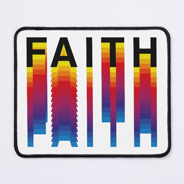 Item preview, Retro Spectrum FAITH Graphic Tee designed and sold by Jacks-Wearhouse.