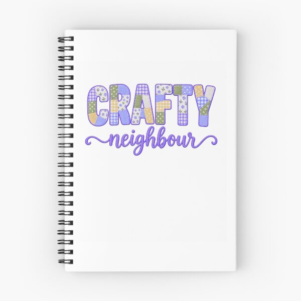 Item preview, Crafty Neighbour – Colorful Patchwork Quilting Sewing Craft Design designed and sold by MimsTees.