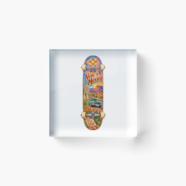 Item preview, New Mexico Gen X Skateboard designed and sold by Whimspired By Paxx.