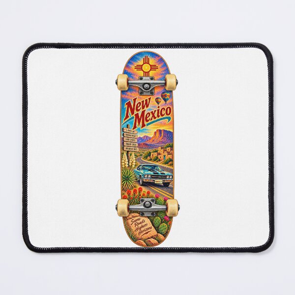 Item preview, New Mexico Gen X Skateboard designed and sold by Whimspired By Paxx.