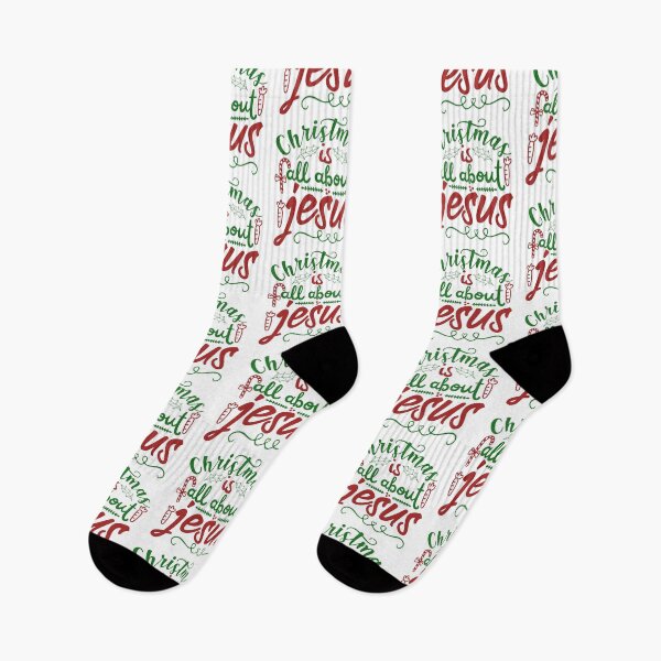 Item preview, Christmas Is All About Jesus Christian Christmas Quote designed and sold by FuzionRaptor.