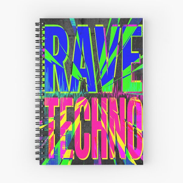 Item preview, Techno rave designed and sold by VisualBeats.