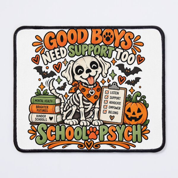 Item preview, School Psych Good Boys Need Support Too designed and sold by Tshirt-Deer.