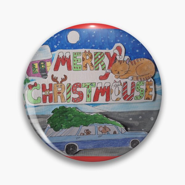 Item preview, Merry Christmouse Silent Night designed and sold by The Cat and The Christmas Tree by Alice Ean Dubh.