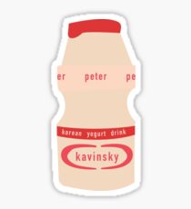 Peter Kavinsky Korean Yogurt Drink Sticker