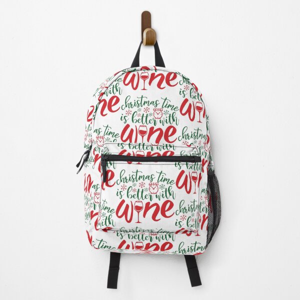 Item preview, Christmas Time Is Better With Wine Funny Holiday Quote designed and sold by FuzionRaptor.