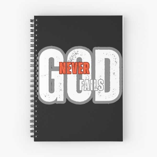 Item preview, God Never Fails | Bold Christian Faith Design designed and sold by ThinkOnThis.
