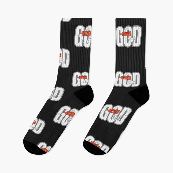 Artikelvorschau, Gott versagt nie | Mutiges christliches Glaubensdesign entworfen und verkauft von ThinkOnThis.