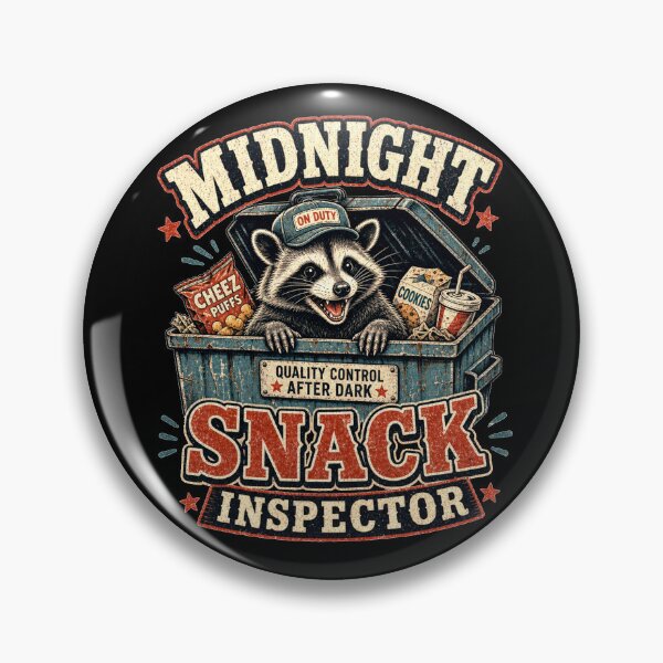 Item preview, Midnight Snack Inspector, Gen Z and Gen Alpha humor, funny gift designed and sold by AW2 Designs.