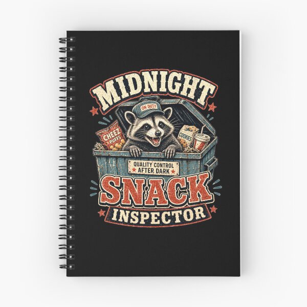 Item preview, Midnight Snack Inspector, Gen Z and Gen Alpha humor, funny gift designed and sold by AW2 Designs.