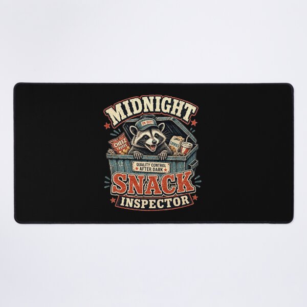 Item preview, Midnight Snack Inspector, Gen Z and Gen Alpha humor, funny gift designed and sold by AW2 Designs.
