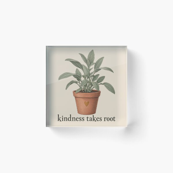 Item preview, Kindness Takes Root Botanical Plant Design designed and sold by Mostafa Studio.