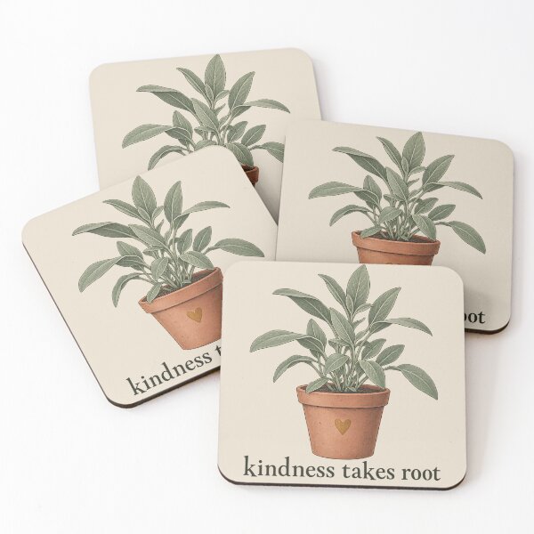 Item preview, Kindness Takes Root Botanical Plant Design designed and sold by Mostafa Studio.