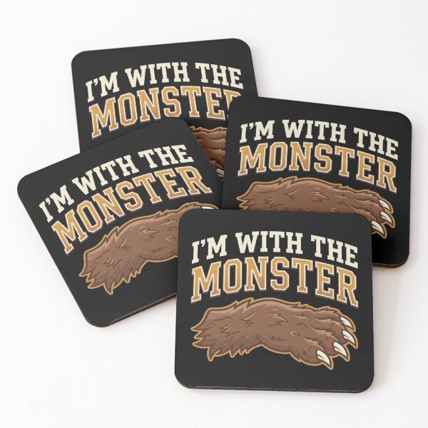 Item preview, I'm With The Monster Couples Halloween Costume Funny Bigfoot Matching Shirt    designed and sold by TeNovaStudio.
