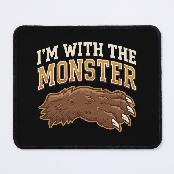 Item preview, I'm With The Monster Couples Halloween Costume Funny Bigfoot Matching Shirt designed and sold by TeNovaStudio.