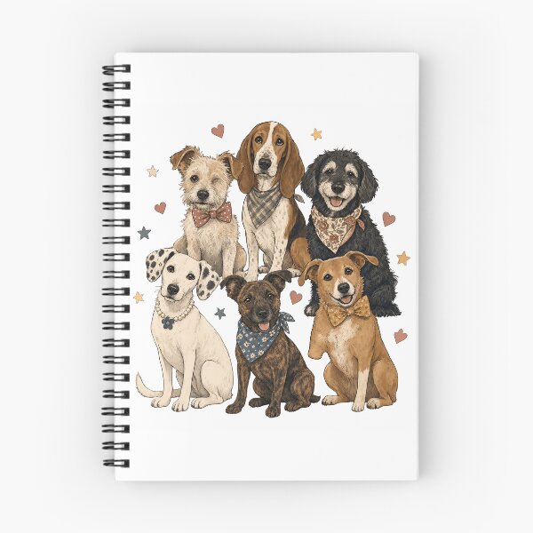 Item preview, Mismatched Rescue Dogs Storybook Group designed and sold by JoyfullyOffbeat.