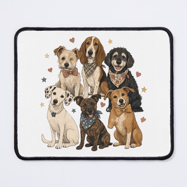 Item preview, Mismatched Rescue Dogs Storybook Group designed and sold by JoyfullyOffbeat.