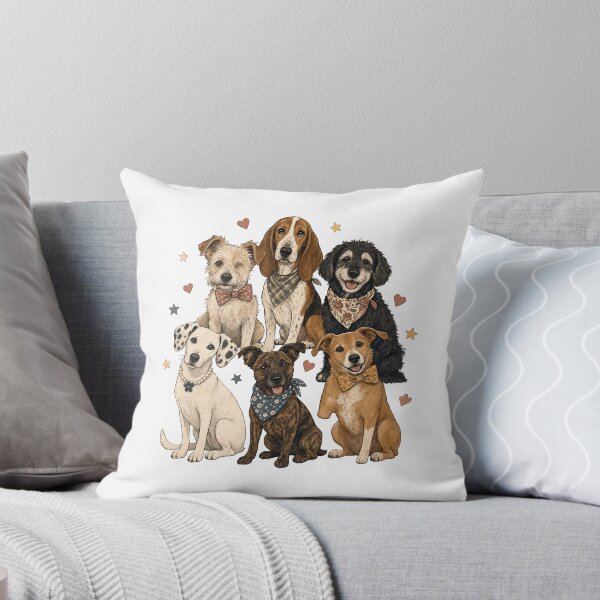 Item preview, Mismatched Rescue Dogs Storybook Group designed and sold by JoyfullyOffbeat.