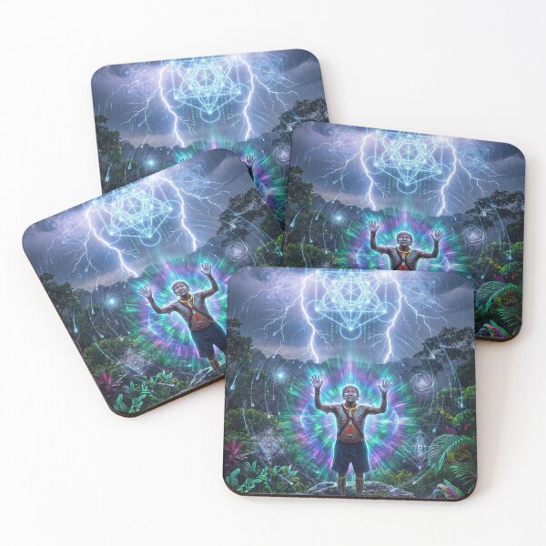 Item preview, Visions of the Spirit — Shamanic Visionary Art | Spirituality and Consciousness · Inner Fire designed and sold by RoninGangStudio.