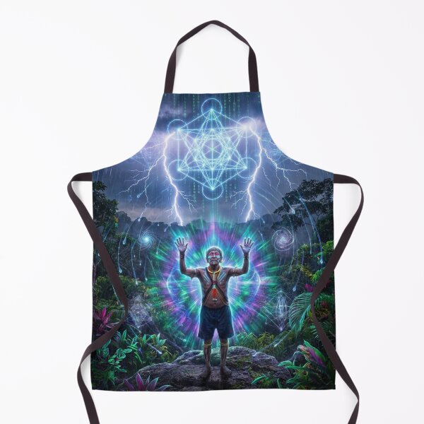 Item preview, Visions of the Spirit — Shamanic Visionary Art | Spirituality and Consciousness · Inner Fire designed and sold by RoninGangStudio.