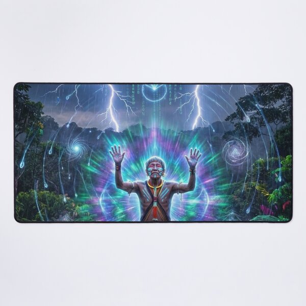 Item preview, Visions of the Spirit — Shamanic Visionary Art | Spirituality and Consciousness · Inner Fire designed and sold by RoninGangStudio.