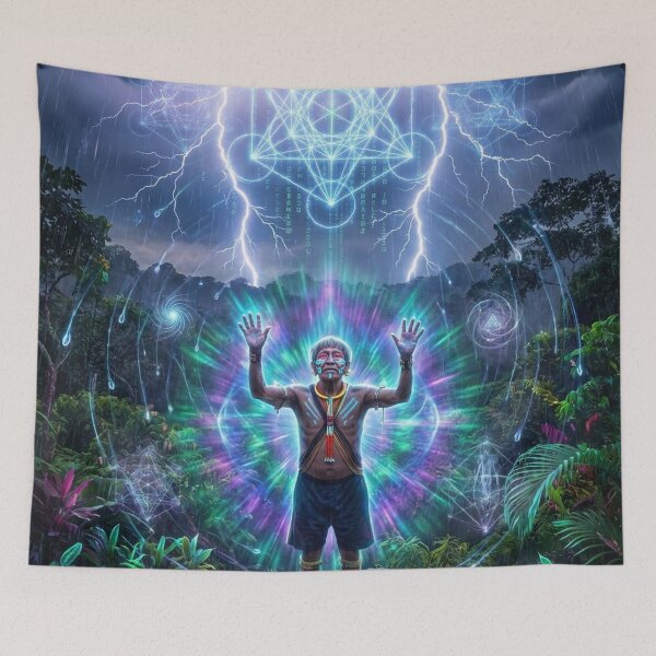 Item preview, Visions of the Spirit — Shamanic Visionary Art | Spirituality and Consciousness · Inner Fire designed and sold by RoninGangStudio.