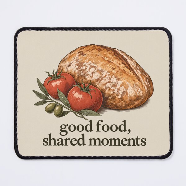 Item preview, Rustic Bread Good Food Shared Moments designed and sold by Mostafa Studio.