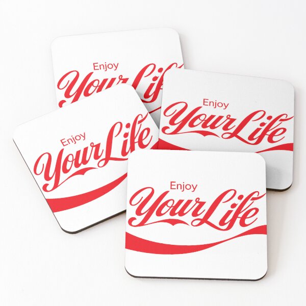 Item preview, Enjoy Your Life Retro Coke Parody designed and sold by MadcapPrints.