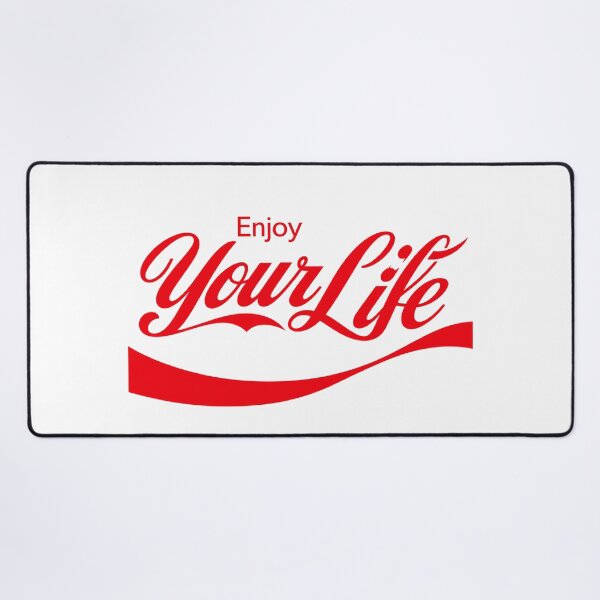 Item preview, Enjoy Your Life Retro Coke Parody designed and sold by MadcapPrints.