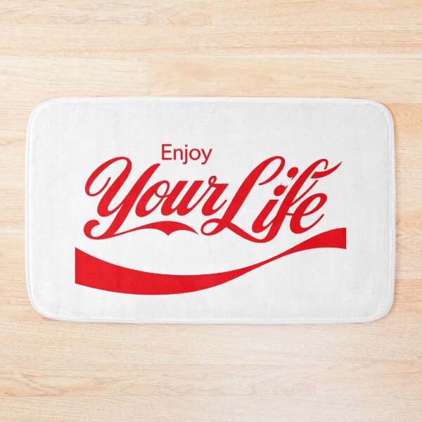 Item preview, Enjoy Your Life Retro Coke Parody designed and sold by MadcapPrints.