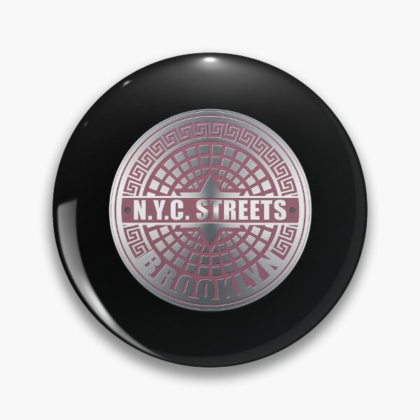 Item preview, Manhole Covers Brooklyn Pink designed and sold by JeffreyReuter.