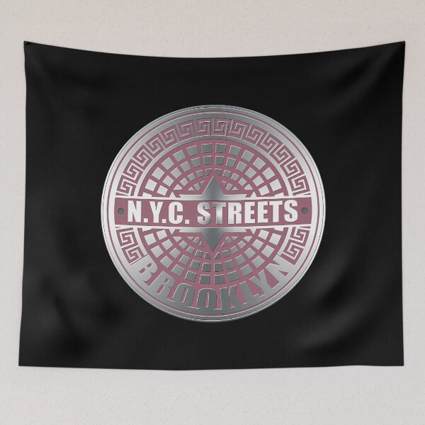 Item preview, Manhole Covers Brooklyn Pink designed and sold by JeffreyReuter.