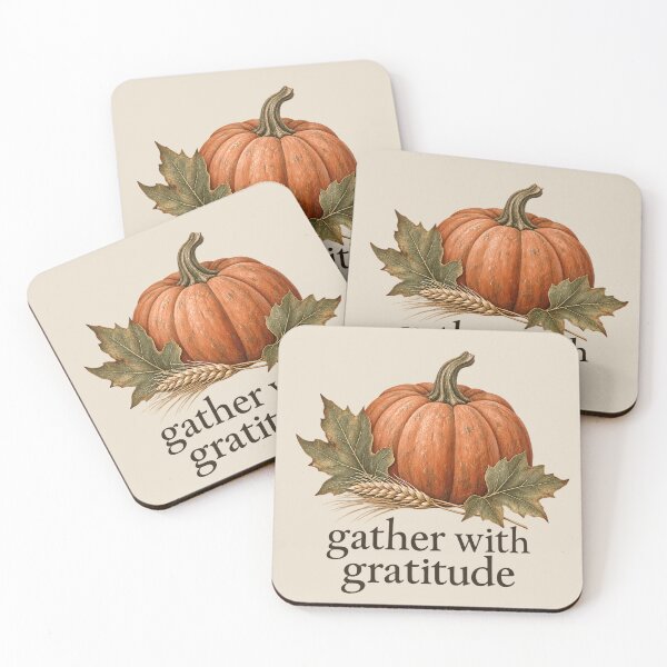 Item preview, Gather With Gratitude Autumn Pumpkin Design designed and sold by Mostafa Studio.