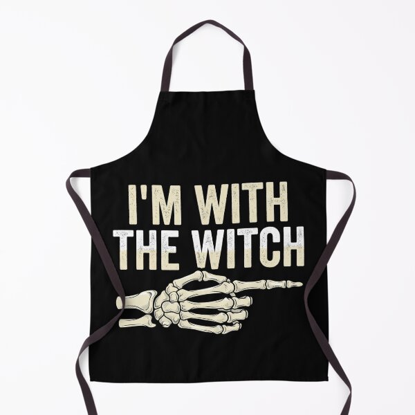 Item preview, I'm With The Witch Couples Halloween Costume Skeleton Hand Matching Shirt    designed and sold by TeNovaStudio ⭐⭐⭐⭐⭐.