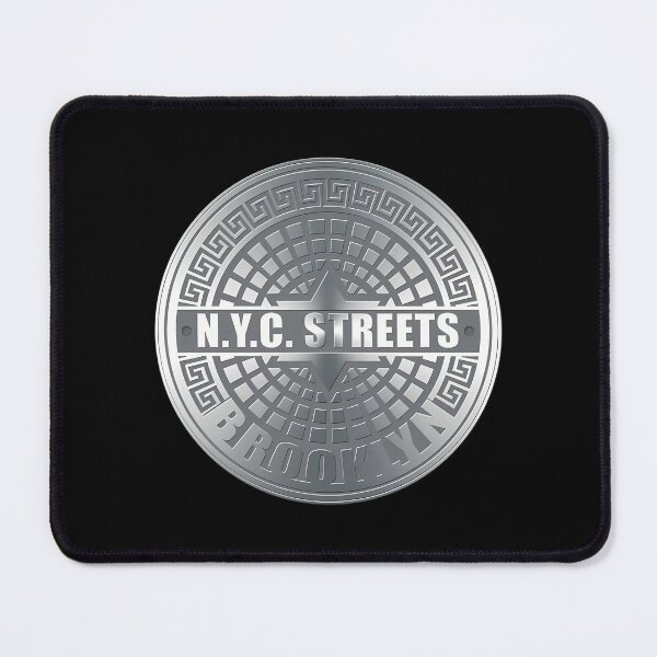 Item preview, Manhole Covers Brooklyn Gray designed and sold by JeffreyReuter.