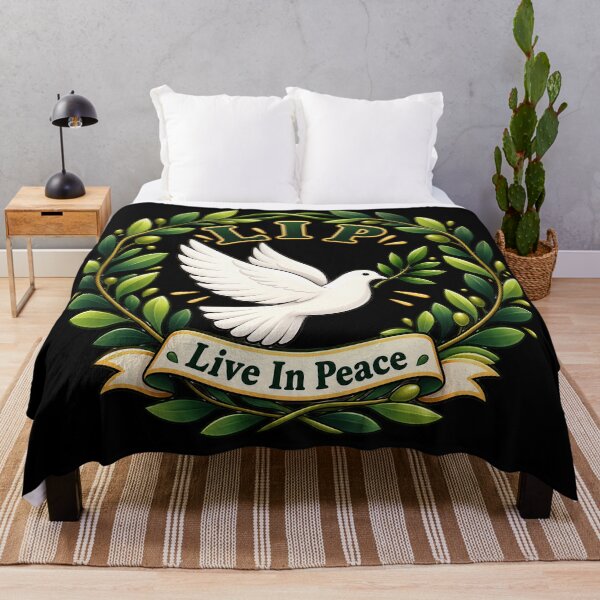 Artikelvorschau, LIP – Live In Peace Taube & Olivenzweig Design entworfen und verkauft von IMuDesigner.