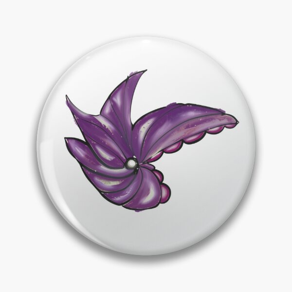 Artikelvorschau, Lila Wirbelblume – Illustration von Schmetterlingsflügeln entworfen und verkauft von Modecreation.