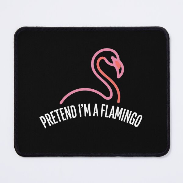 Item preview, Pretend I'm A Flamingo Lazy Halloween Costume Funny Bird Lover T-Shirt designed and sold by TeNovaStudio.