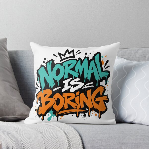 Item preview, Normal Is Boring – Graffiti Typography designed and sold by DesignGraphica.