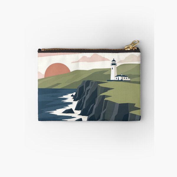 Artikelvorschau, Minimalistisches Reiseplakat aus Donegal, Irland: Küstenklippen entworfen und verkauft von JIGUWORLD.