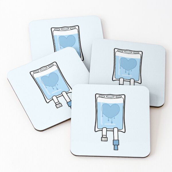 Item preview, IV Bag Dripping Heart Design designed and sold by ClearAndHappy.