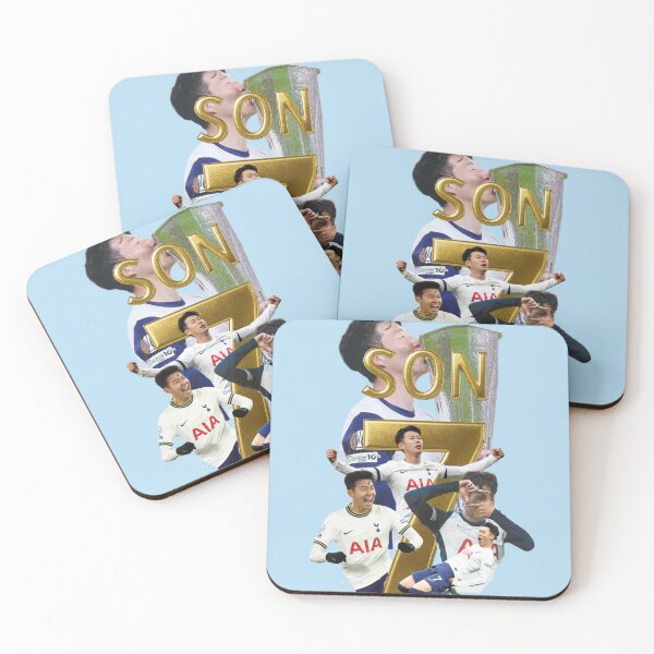 Artikelvorschau, Son Heung-min Tottenham Tribute – Gold Name & Number Design entworfen und verkauft von Kings Clothing.