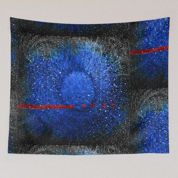 Item preview, Cosmic Electric Blue Abstract Art designed and sold by MAMA.art.Rio <Marsailhe_Milward>.