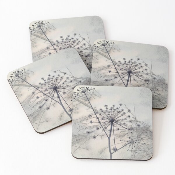 Item preview, Hogweed in Winter - evalaaksart - A piece of Finland designed and sold by evalaaksart.