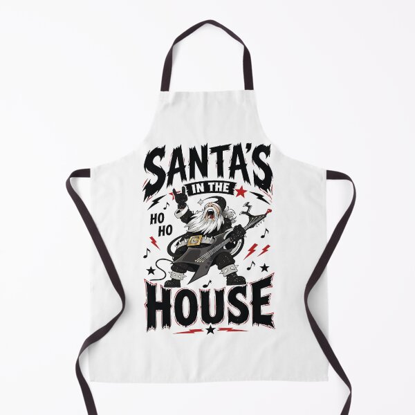 Item preview, Santa’s in the House – Heavy Metal Christmas Design designed and sold by digijob.