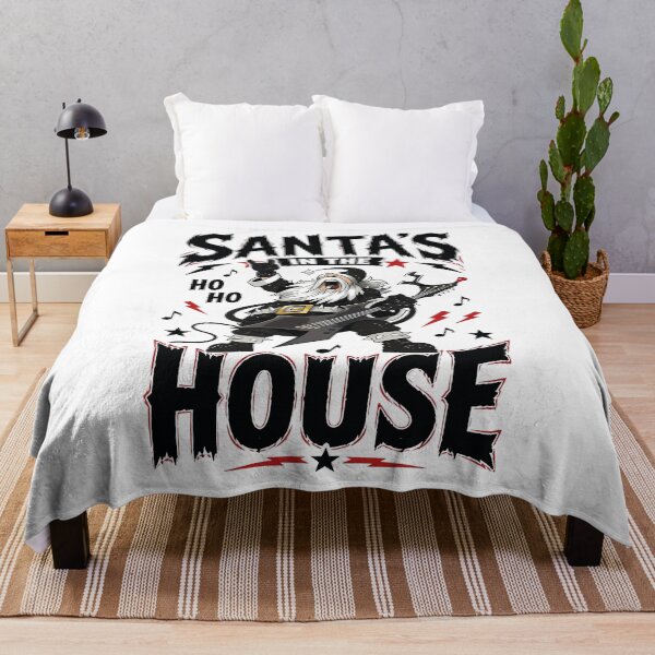 Item preview, Santa’s in the House – Heavy Metal Christmas Design designed and sold by digijob.