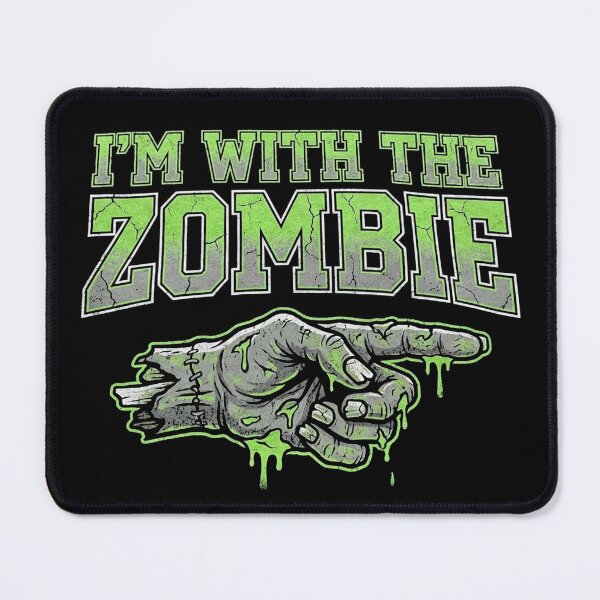 Item preview, I'm With The Zombie Matching Couples Halloween Costume Undead Hand T-Shirt designed and sold by TeNovaStudio.