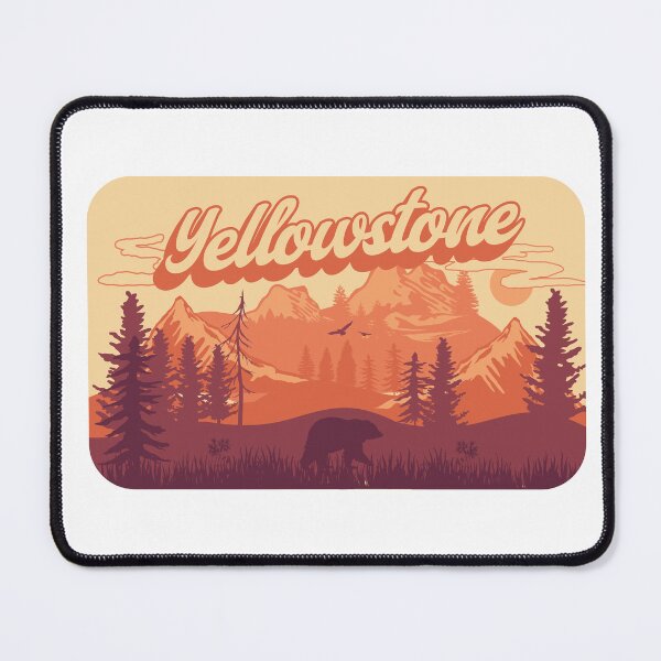 Item preview, Yellowstone National State Park Classic T-shirt Sticker designed and sold by ThinkNature!.