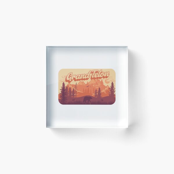 Item preview, Grand Teton National State Park Classic T-shirt Sticker designed and sold by ThinkNature!.